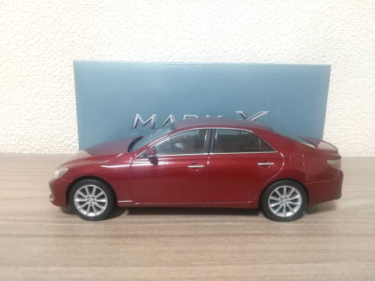 1/30 トヨタ マークX 最終型 カラーサンプルミニカー ダークレッド