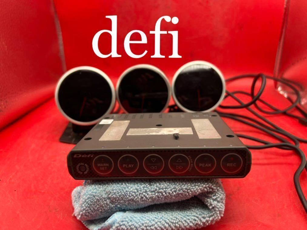 3*4様 3連メーター Defi 油温　水温　ブースト　メーターのみ 3*4様 3連メーター Defi 油温 水温 ブースト メーターのみ