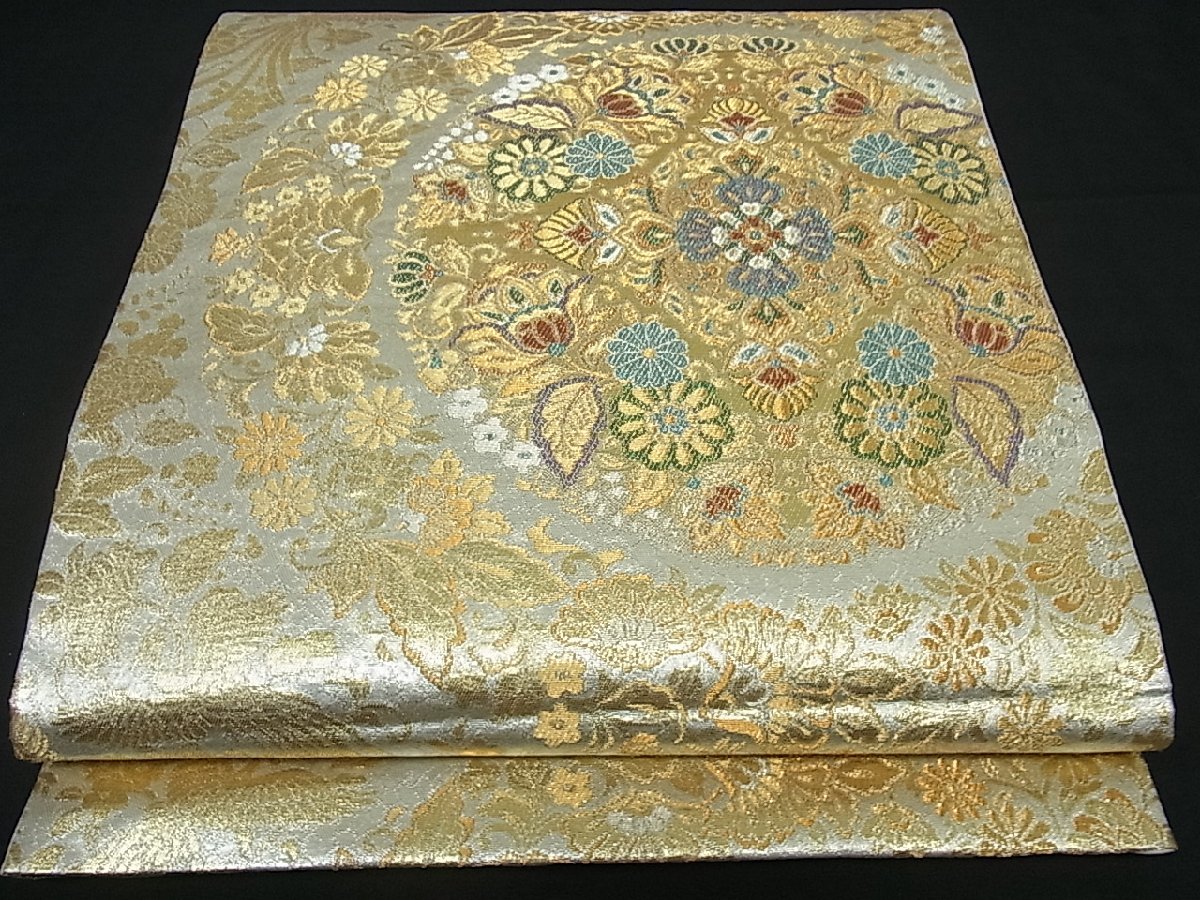 本物保証，100%新品 平和屋着物 六通柄袋帯 正倉院鳳凰花唐草文 金銀糸 逸品 ha1552(仕立て上がり)｜売買されたオークション情報、yahooの商品情報をアーカイブ公開 - オークファン 仕立て上がり