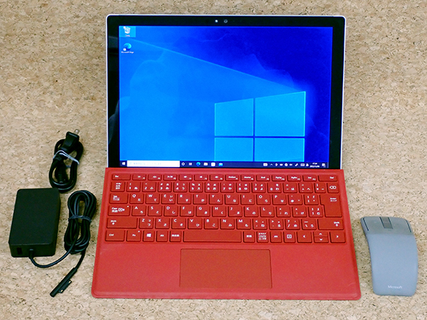 【中古 訳あり】Surface Pro4 Model 1724 [Windows10 Pro/i5-6300U/256GB/8GB] 本体 純正 タイプカバー・マウス付き(MLA876-1)