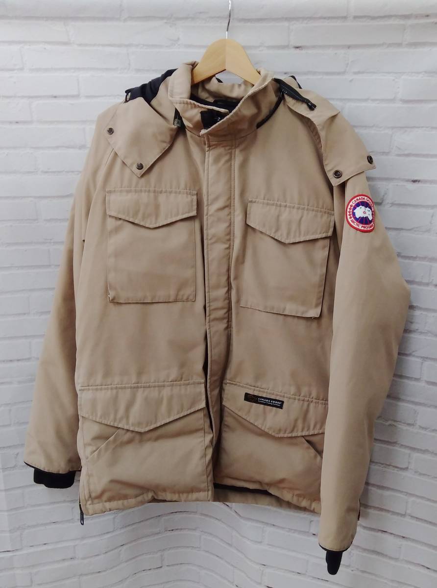  期間限定 CANADA GOOSE / カナダグース / CONSTABLE PARKA / 4071JM / コンスタブルパーカ /ダウンジャケット / ベージュ / Sサイズ(Sサイズ)｜売買されたオークション情報、yahooの商品情報をアーカイブ公 Sサイズ