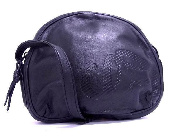 定番人気，新品 1円 LOEWE ロエベ アナグラム ナッパレザー クロスボディ ポシェット ショルダーバッグ 斜め掛けかばん レディース ブラック系 AG1497jN(ショルダー)｜売買されたオークション情報、yahooの商品 女性用