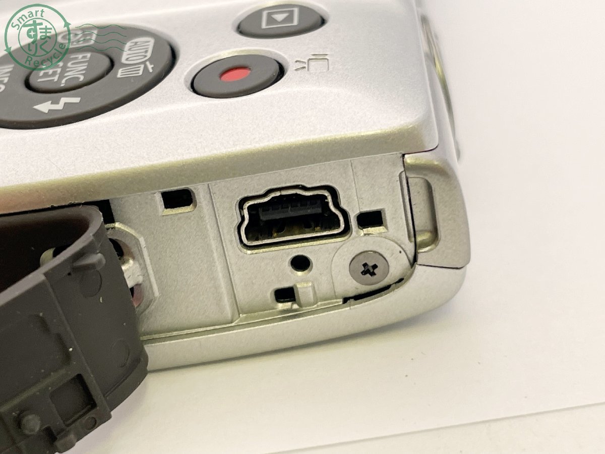 【最安値，低価】 12620100　▼Canon キヤノン IXY200 シルバー デジカメ コンパクトデジタルカメラ バッテリー ケーブル充電器 箱付き 通電確認済