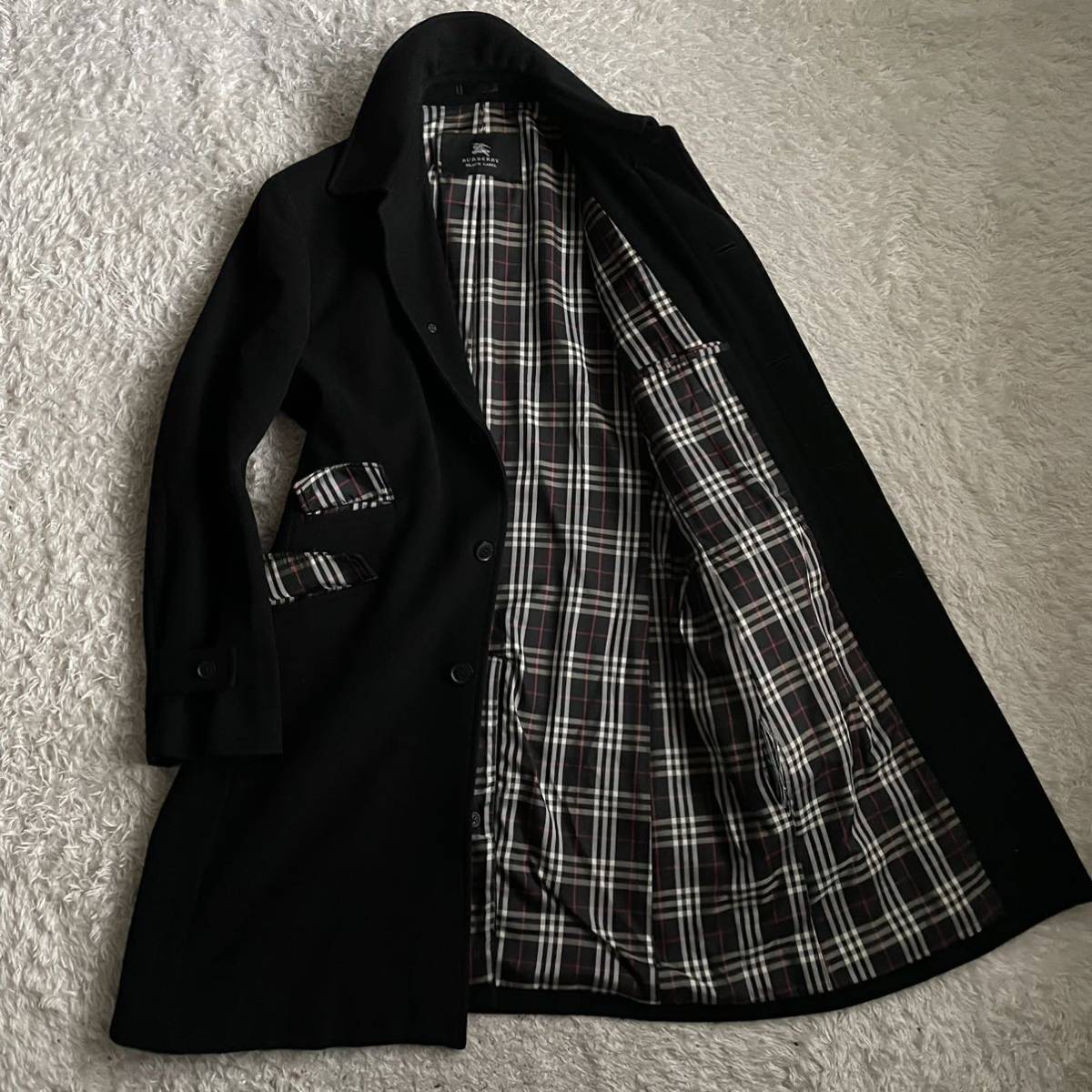 38 バーバリーブラックレーベル 【最高級の逸品】BURBERRY BLACK LABEL 