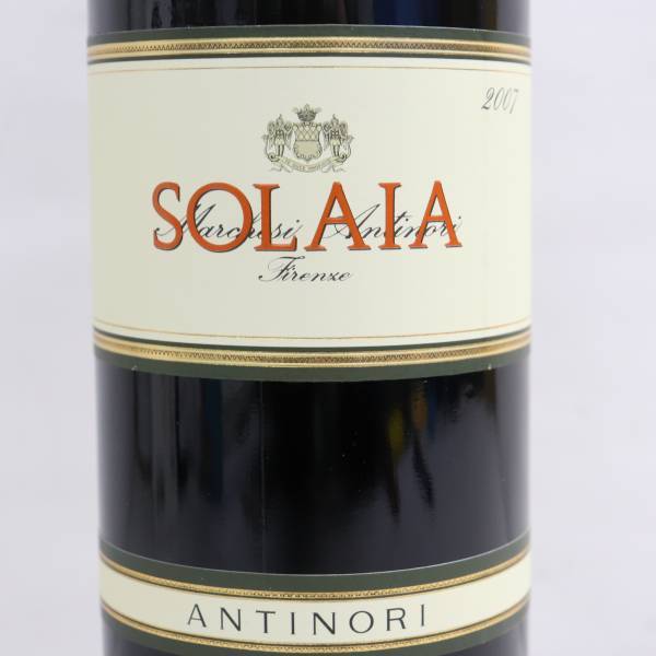 ANTINORI（アンティノリ）ソライア 2007 14.5％ 750ml O22L130036