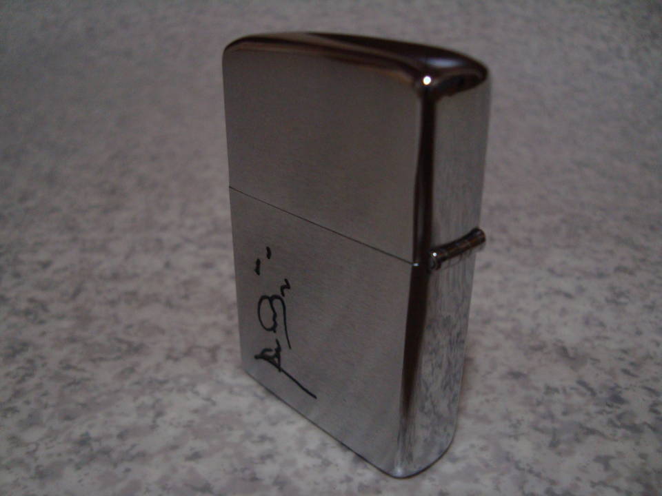 ZIPPO 東宝映画 製作記念 駅 STATION 1980年製 高倉健 サイン入り 非売 