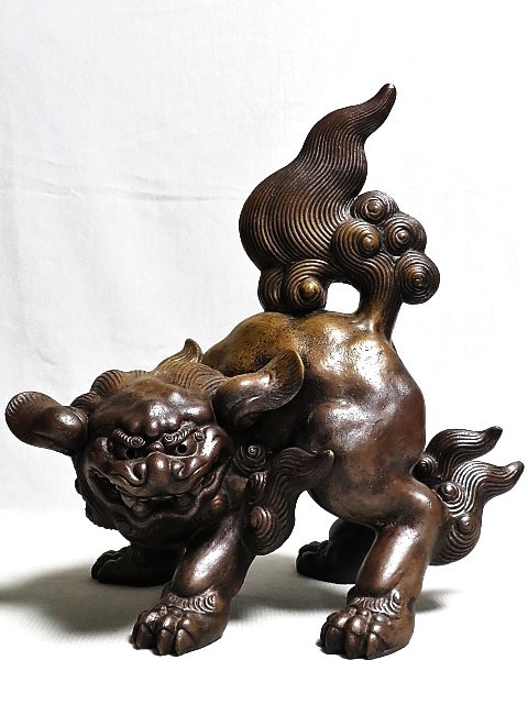 備前置物 獅子 備前焼 飾り物 時代 獅子 置物 備前焼 美術品