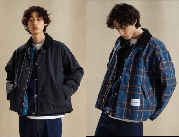 22SS BARBOUR バブアー 別注 TRANSPORT トランスポート リバーシブル