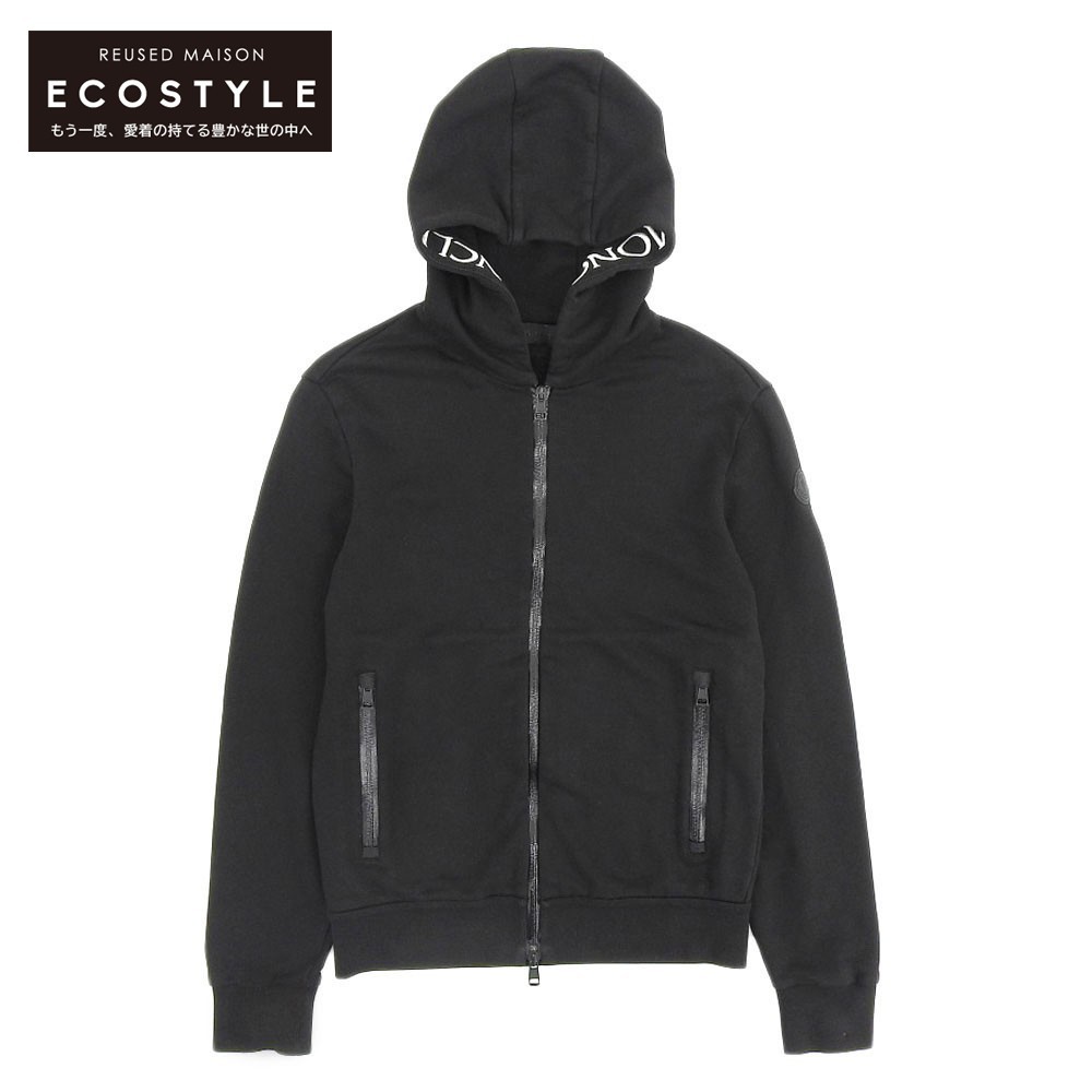 MONCLER モンクレール MAGLIA CARDIGAN ジップアップパーカー メンズ 黒 ブラック S 20年