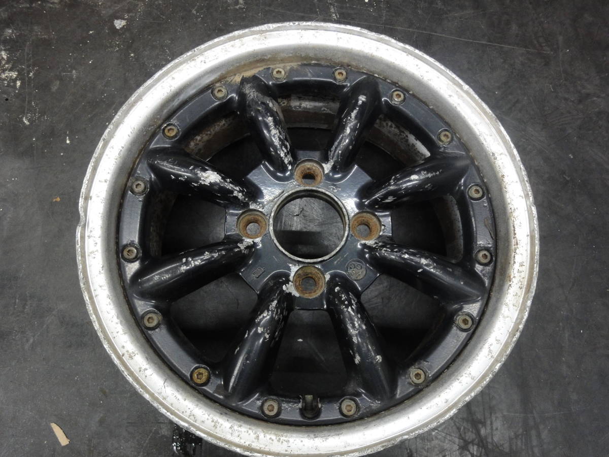 1本☆ワタナベ RS-8 15インチ 6.5J IS21 114.3-4H☆難有