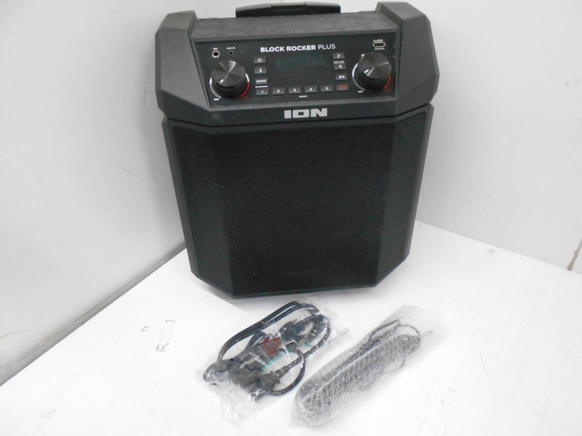 ION Audio Rocker ポータブルPAスピーカー Block Plus Bluetooth