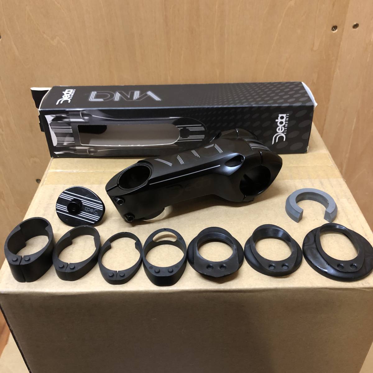 デダ Deda ヴィンチ VINCI アルミ ステム 黒 100mm Φ31.7 OS 73° フル