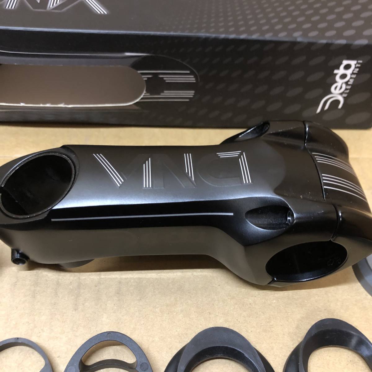 デダ Deda ヴィンチ VINCI アルミ ステム 黒 100mm Φ31.7 OS 73° フル