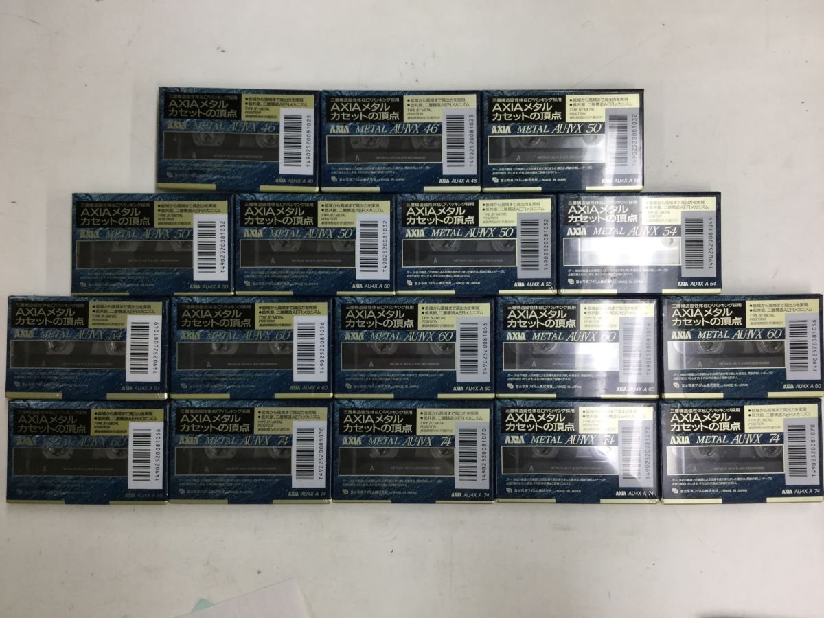 AXIA METAL IVX メタル カセットテープ AU 46 50 60 74 17点セット
