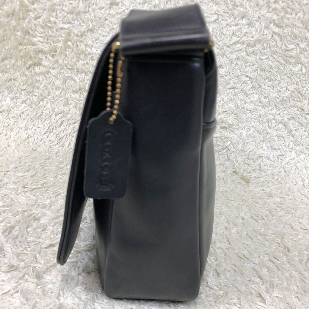 1円【美品】COACH ショルダーバッグ メッセンジャー フラップ