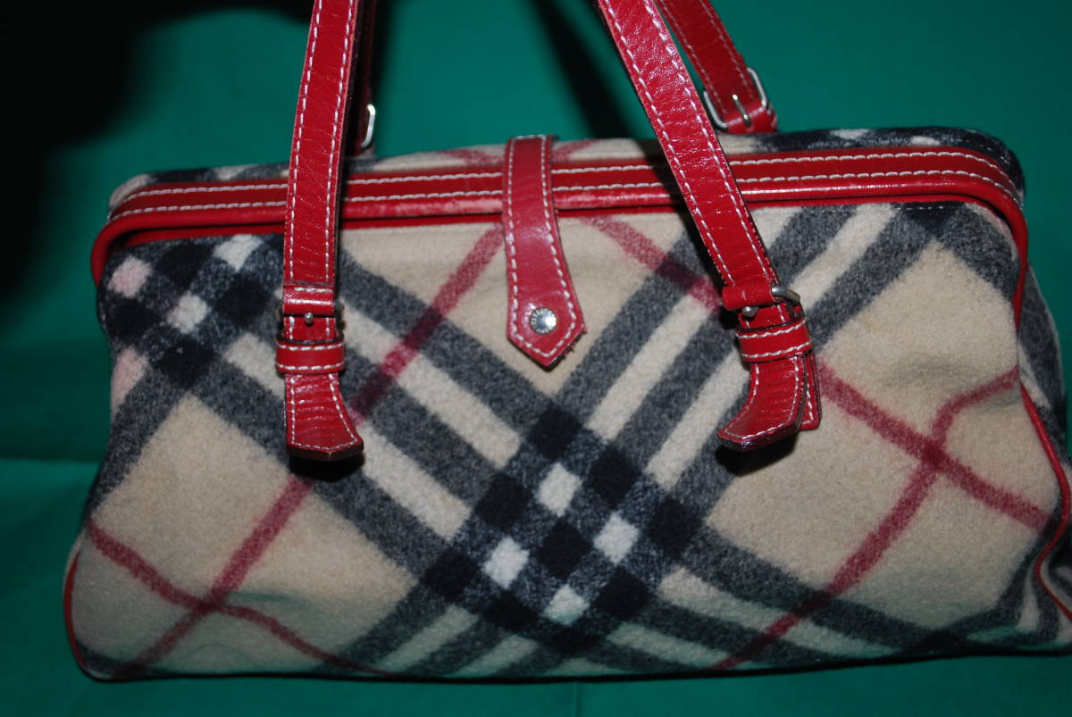 BURBERRY バーバリー ノバチェック - ハンドバッグ by KOMEHYO BAGの 