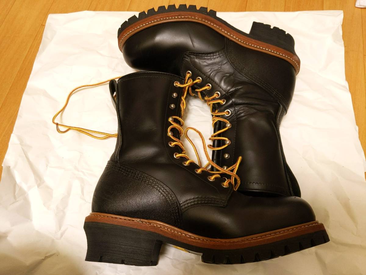 RED WING レッドウィング 8210 ロガーブーツ レースアップ 黒 ブラック