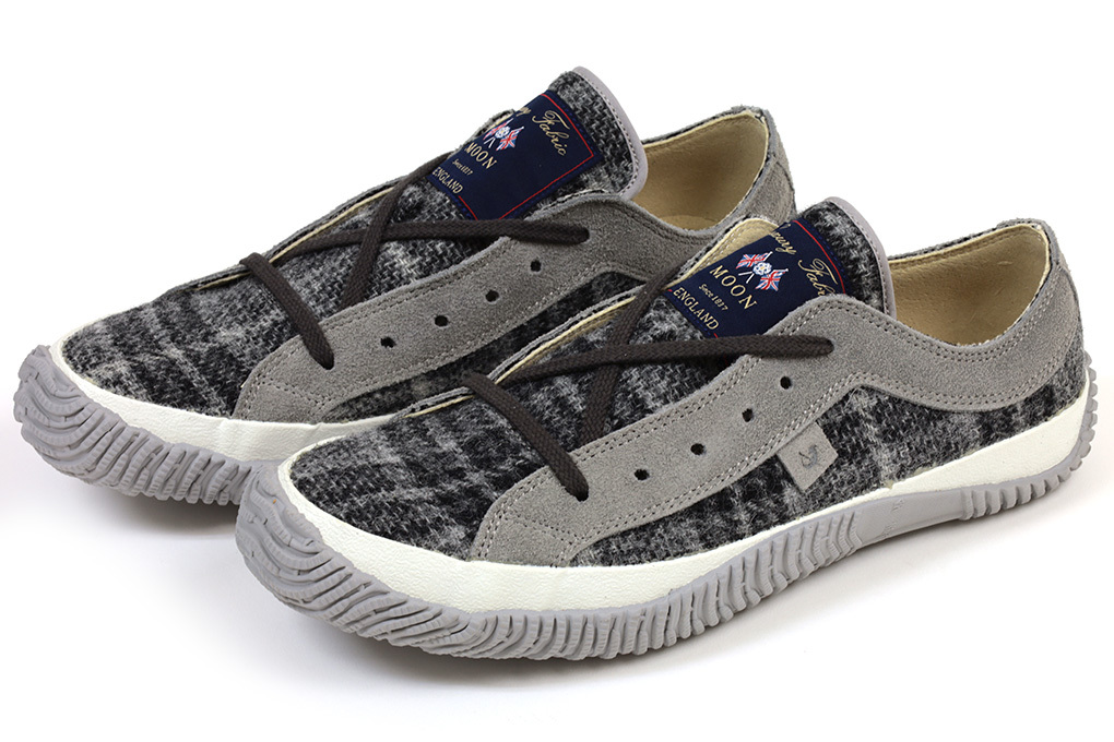 新品　スピングルムーヴ　ローカット　MOON社チェック柄ツイード　グレー　SPINGLE MOVE　SPM-256　LL(27.5cm)