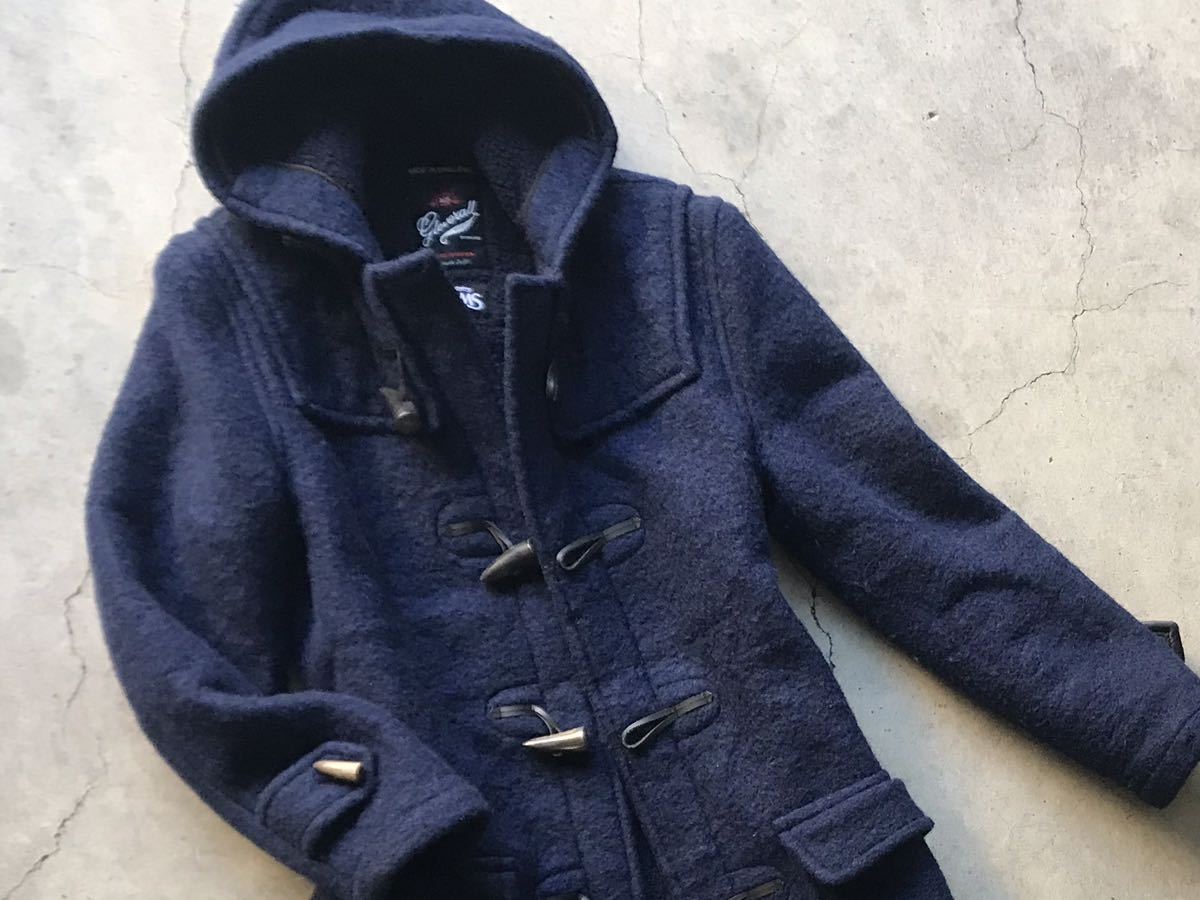 BEAMS別注 英国製 Gloverall 縮絨ウール ダッフルコート M