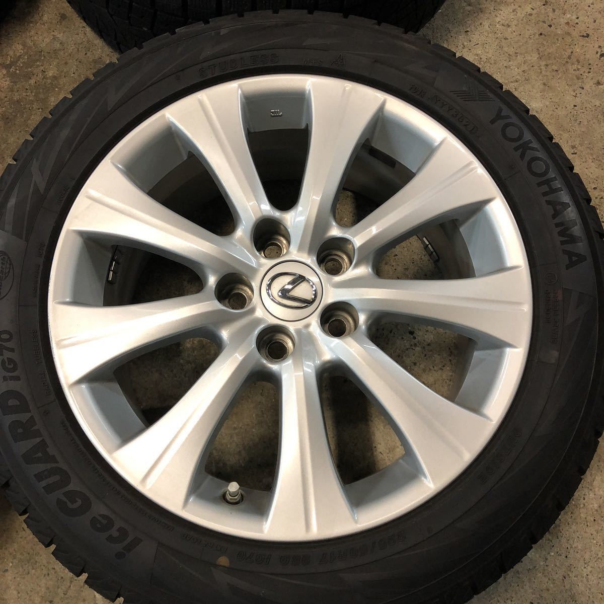 LEXUS レクサス GRL10 10系 GS250 GS300h 純正 225/50R17 5H PCD114.3