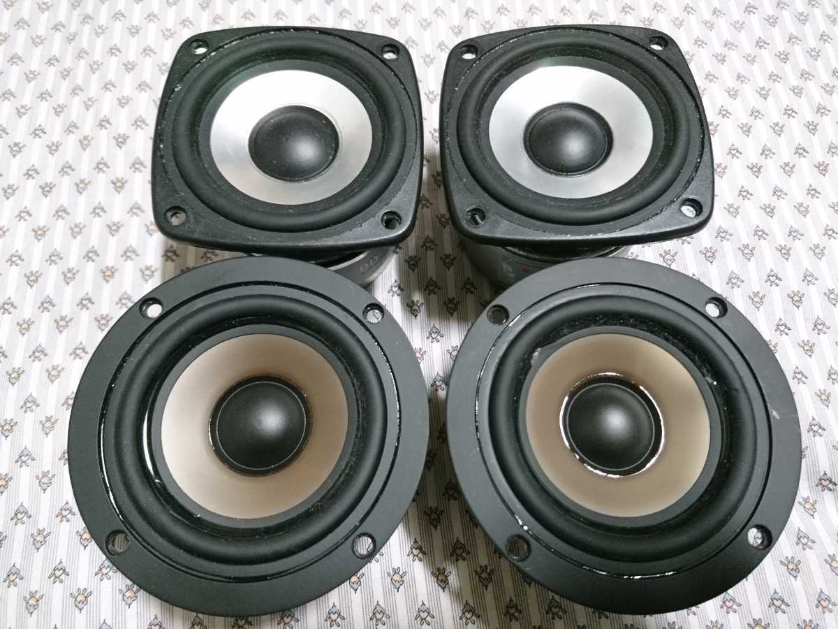 DIY-audioのSA/F80AMGフルレンジ、バスレフスピーカー LR1ペア 
