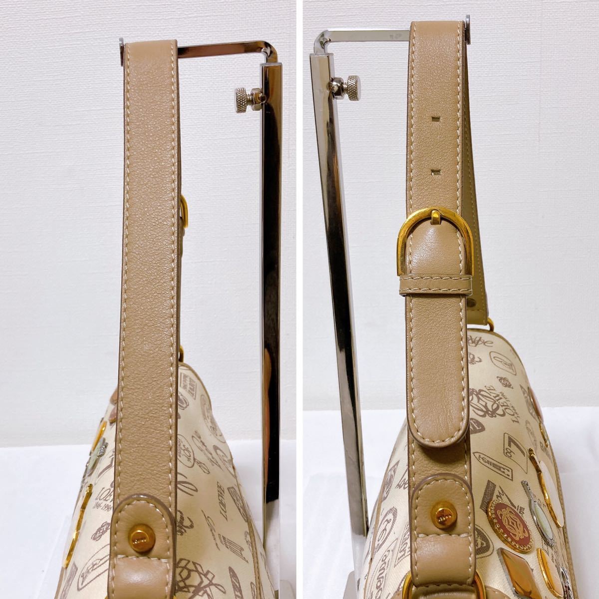 良品】 LOEWE ロエベ ショルダーバック 160周年 記念モデル バッチ 