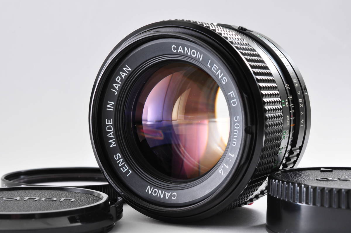 Canon New FD NFD MF Lens 50mm F/1.4 F1.4 キャノン キヤノン マニュアルフォーカス スタンダードレンズ FD 50mm Canon Focus F1.4 ⁄