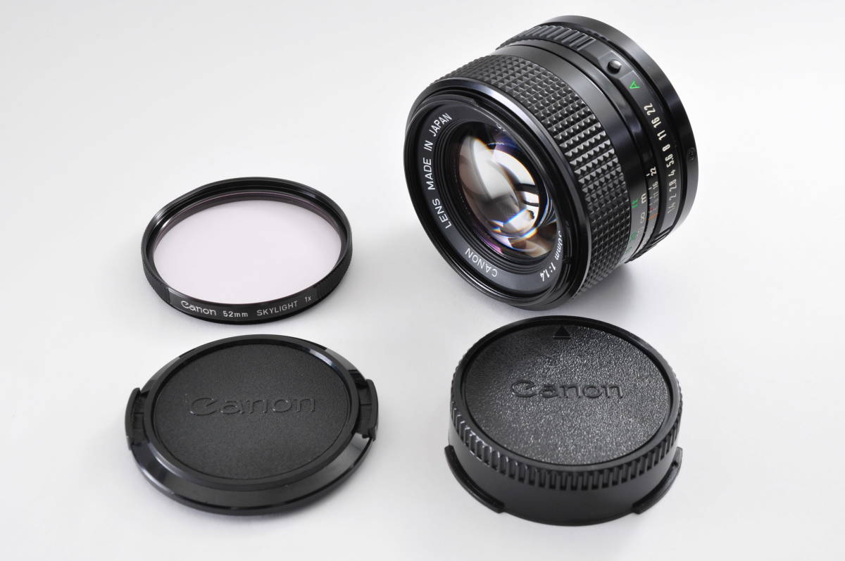 Canon New FD NFD MF Lens 50mm F/1.4 F1.4 キャノン キヤノン マニュアルフォーカス スタンダードレンズ FD 50mm Canon Focus F1.4 ⁄