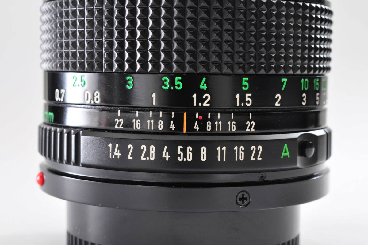 Canon New FD NFD MF Lens 50mm F/1.4 F1.4 キャノン キヤノン マニュアルフォーカス スタンダードレンズ FD 50mm Canon Focus F1.4 ⁄