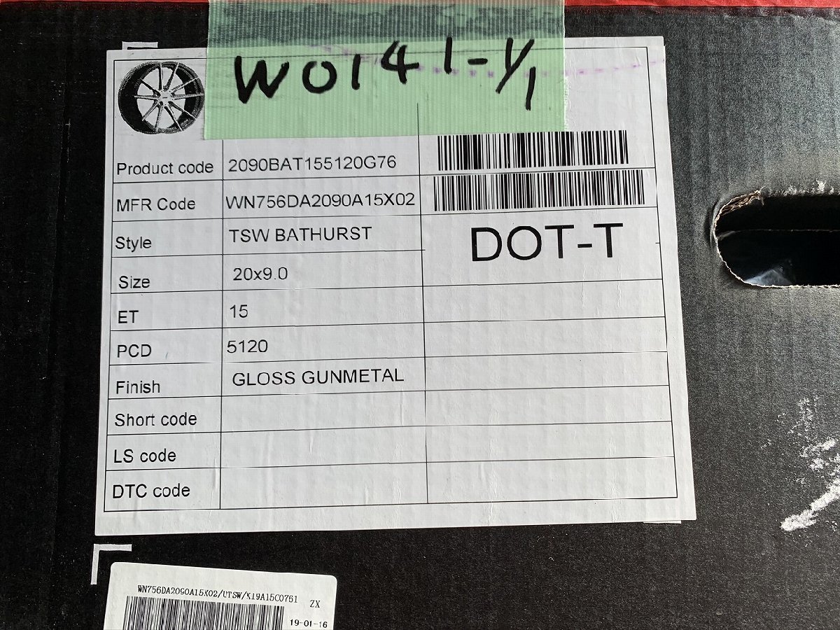 TSW ホイール ☆BMW用☆TSW・BATHURST・N756D☆20×9J・10.5J☆120 最終 