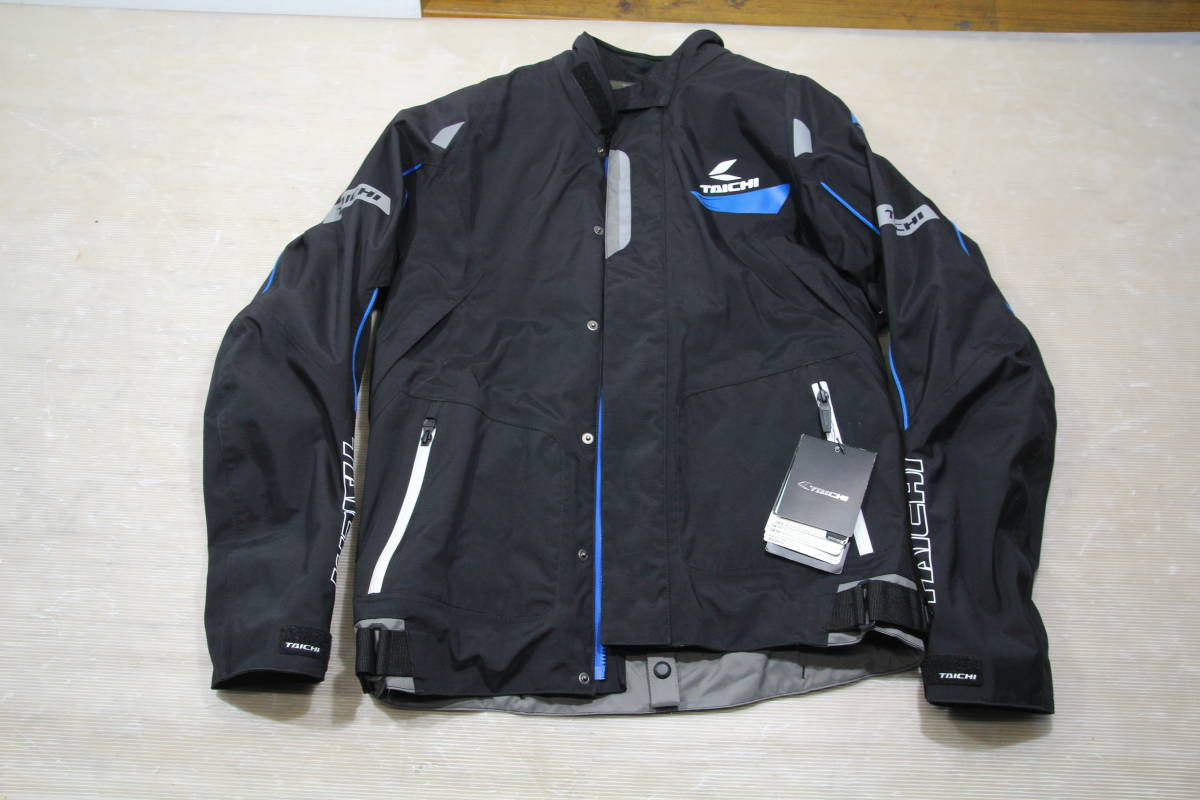 未使用展示品　RS　TAICHI　ドライマスターアルファジャケット　ブラック/ブルー　RSJ310　サイズ：XL