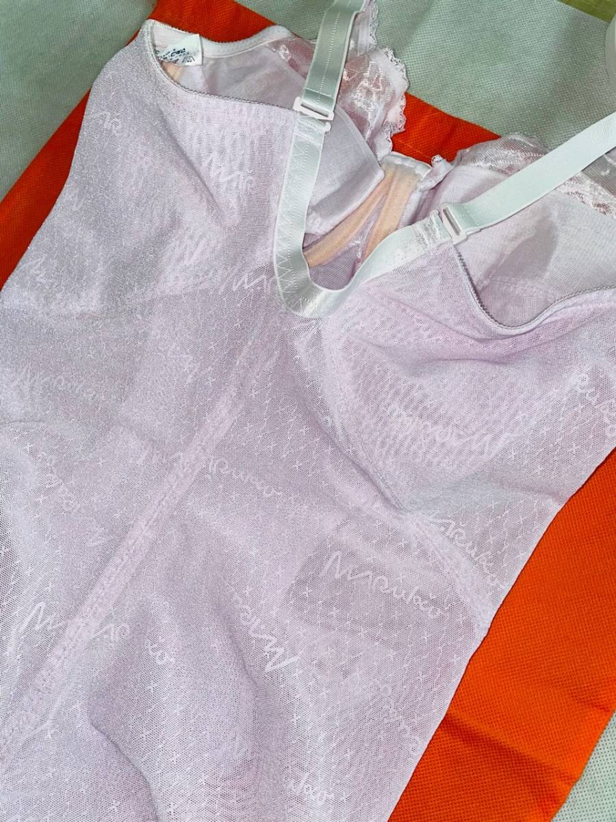 未使用 マルコ MARUKO ボディスーツ C80 L ピンク 大きい