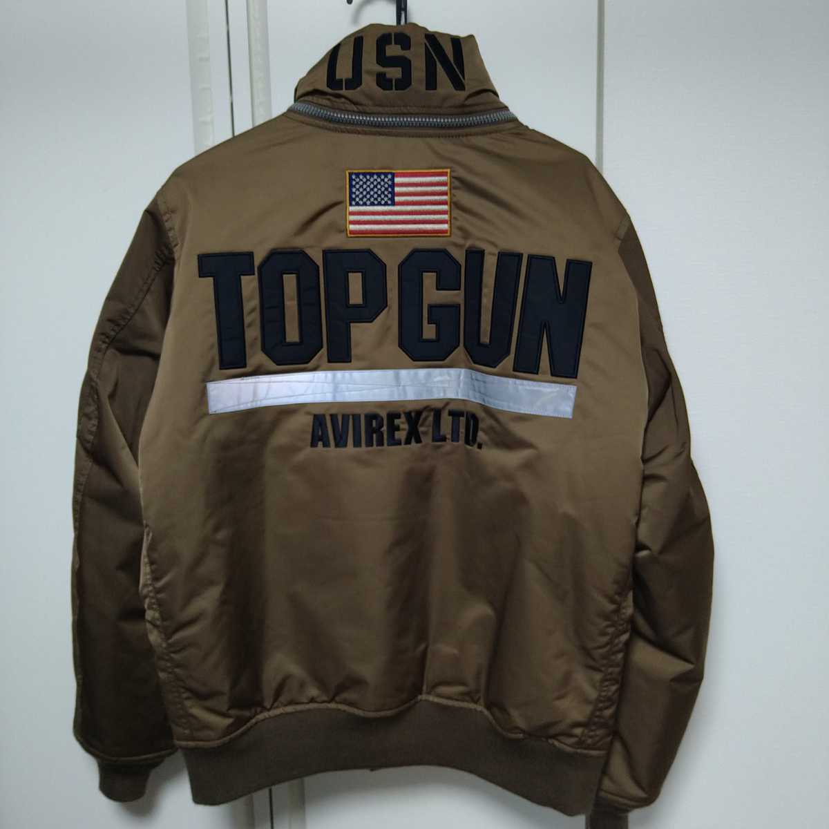 AVIREX/美品メンズL/カスタムCWUトップガンハンガー/CUSTOM CWU TOP 