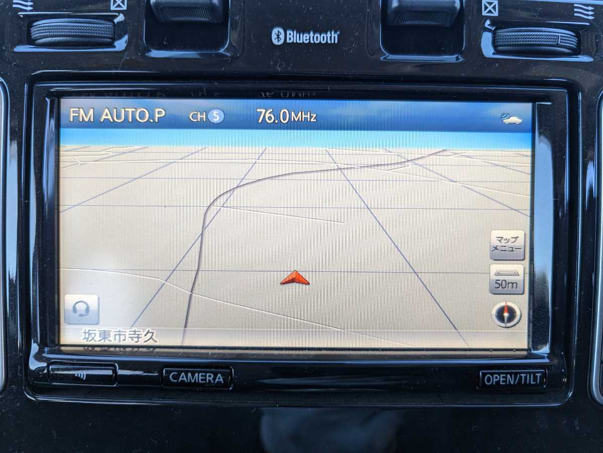 日産 リーフ 純正 ナビ QY-8255 Bluetooth 4 2016年製ナビ 地図データ 