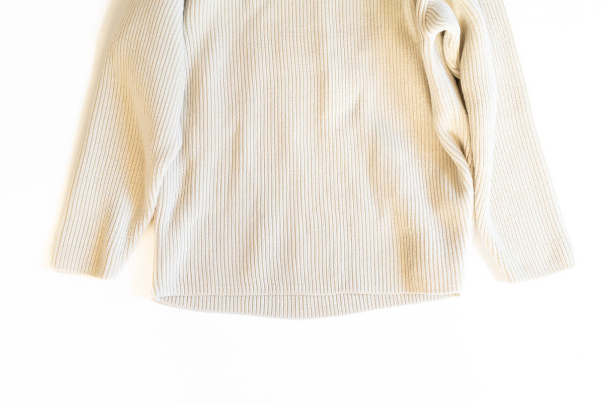 AURALEE オーラリー SUPER FINE WOOL RIB KNIT BIG P/O size3 ニット 
