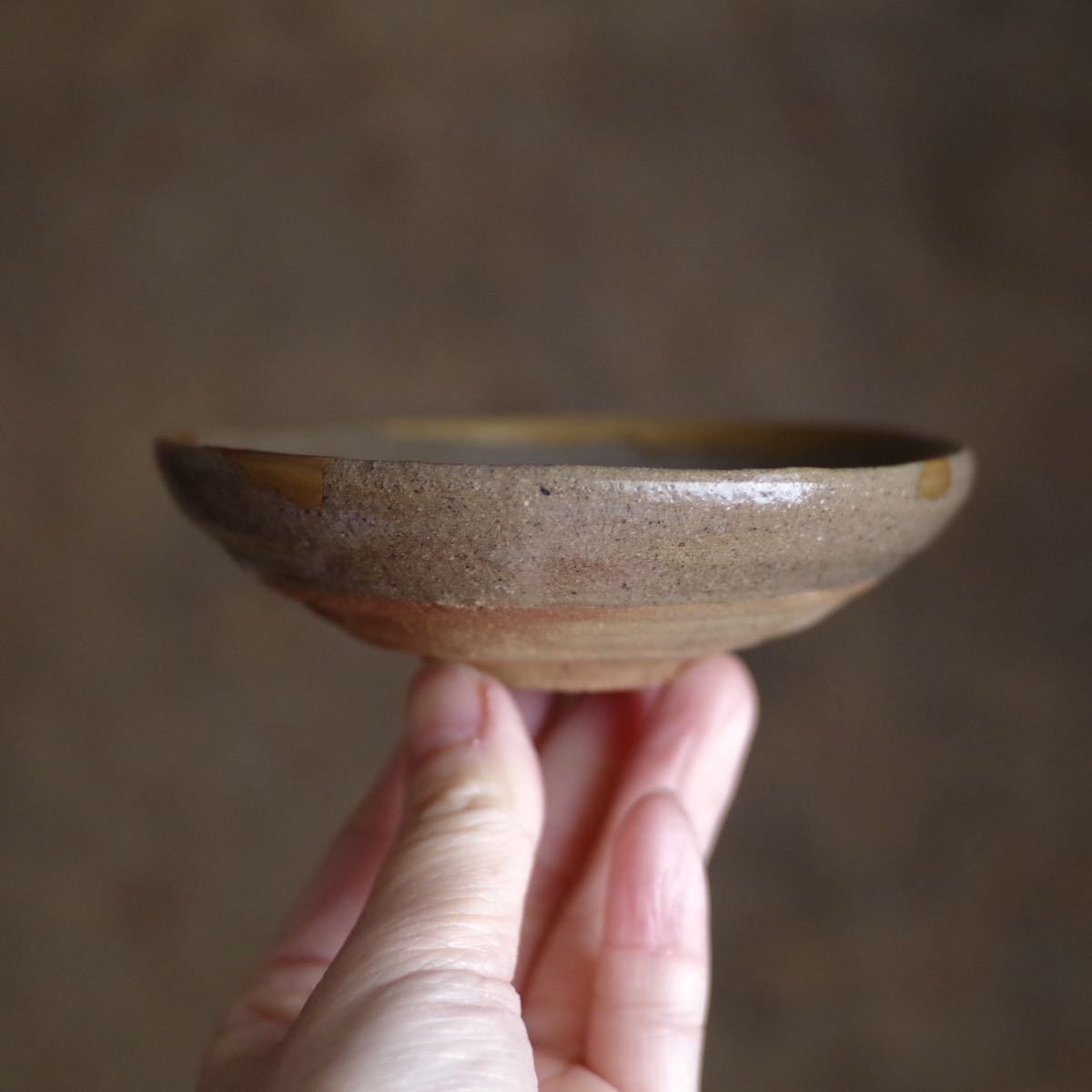 古唐津 桃山〜江戸初期 向付 絵皿 呼継・錫直し 時代物 骨董