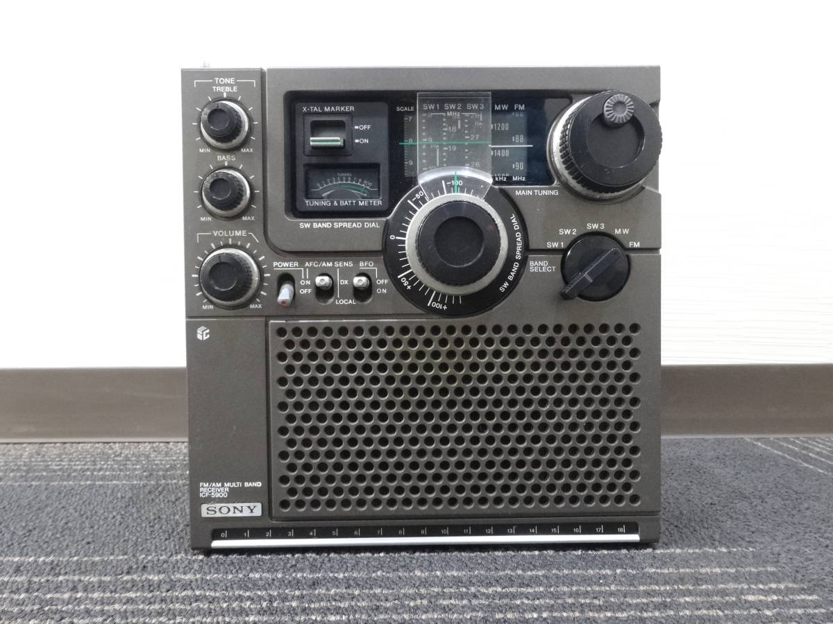 激レア】 ラジオ 受信機 SONY ソニー Skysenser 5900 スカイセンサー