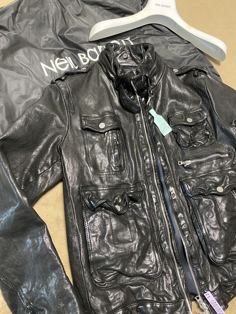ニールバレット バッファローレザー ライダースジャケット 暖かく 
