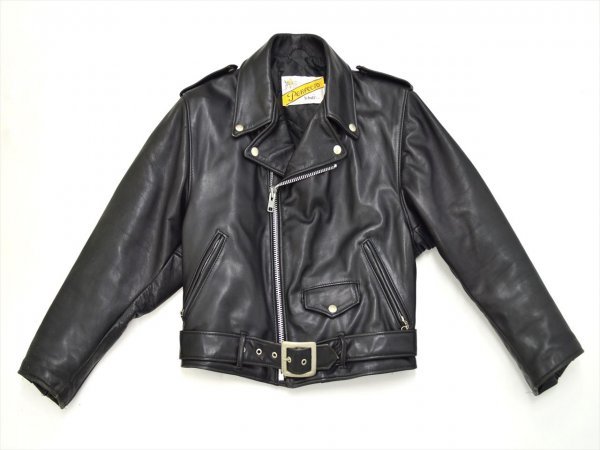 KM425○中古品○Schott ショット PERFECTO パーフェクト 本革/レザー
