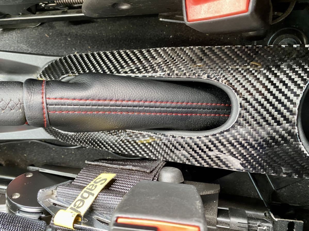 FIAT ABARTH 500 595 695 サイドブレーキパネル カーボン ステッカー フィアット アバルト