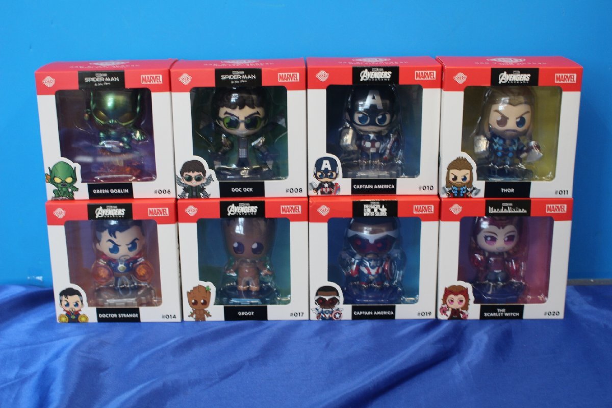 M3190★★同梱不可★★コスビ マーベル コレクション フィギュア 8種 まとめ セット 未開封 MARVEL AVENGERS アベンジャーズ 他