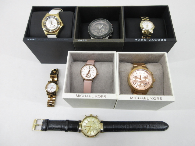 n50605-ap ジャンク◇7点セット 腕時計 watch レディースウォッチ MARC JACOBS　MICHAEL KORS 他ブランド まとめ売り [157-221231]
