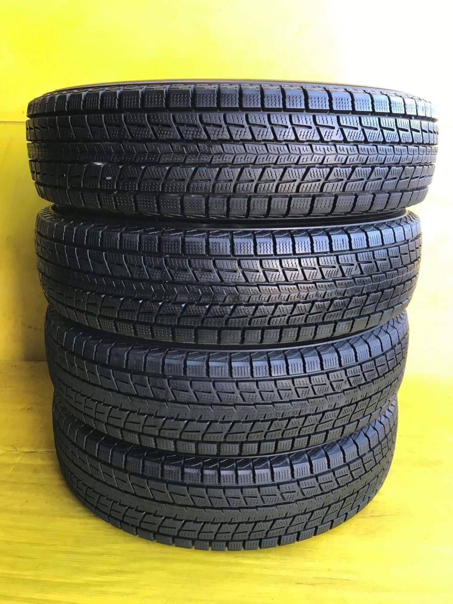1648] 175/80R16 4本 スタッドレスタイヤ DUNLOP WINTER MAXX SJ8 2018
