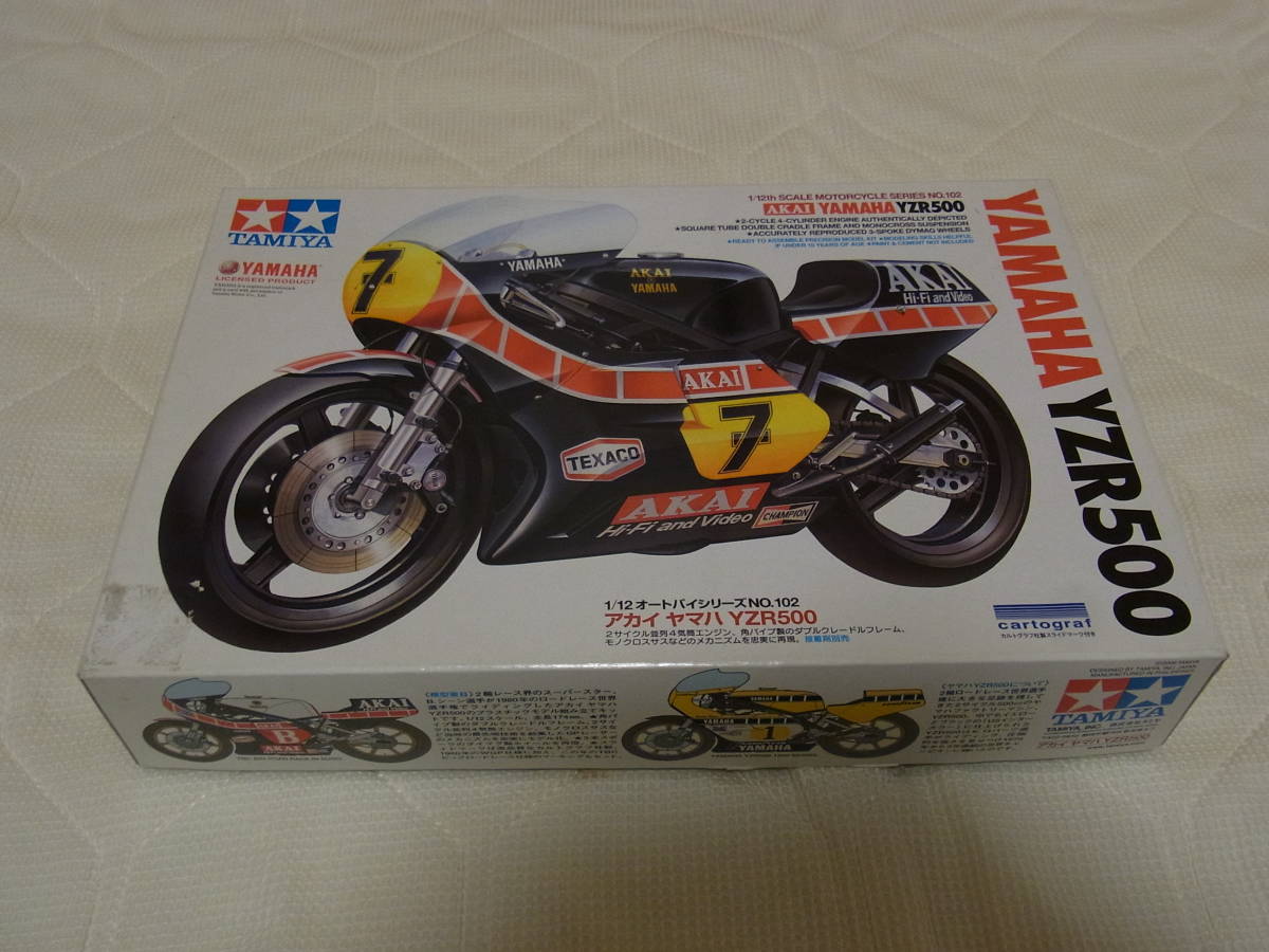 TAMIYA タミヤ 1/12 アカイYAMAHA YZR500 カルトグラフデカール タミヤ