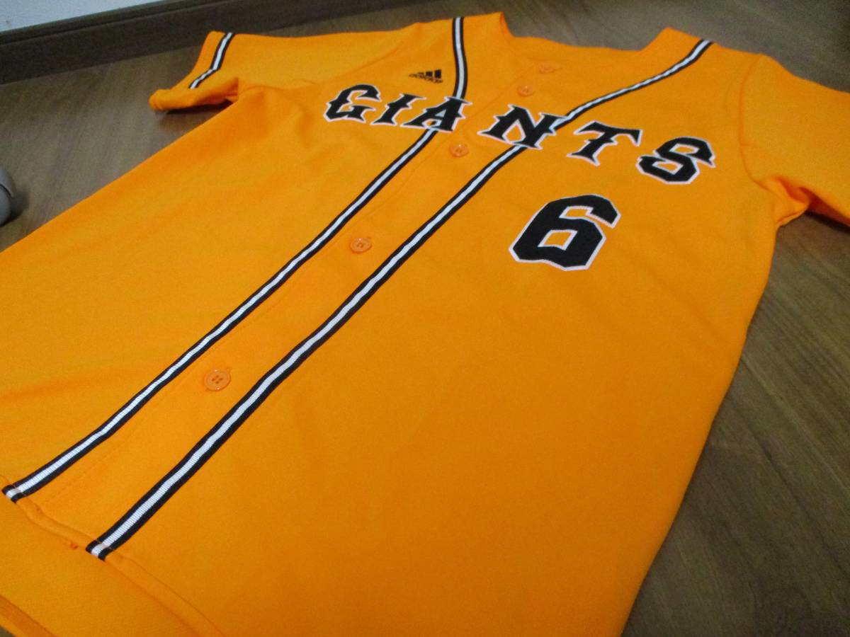 日本製 アディダス 読売ジャイアンツ #6 坂本勇人 橙魂 ユニフォーム M