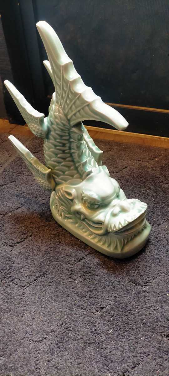 住宅設備 陶器製 鯱鉾瓦 縁起物 置物