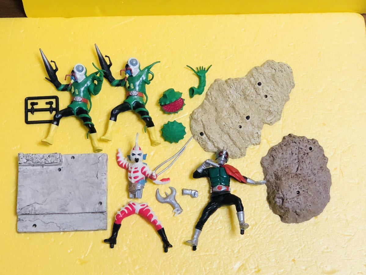 ＨＧ仮面ライダー ハエトリバチ　シードラゴン　ショッカー怪人 開封　中古品