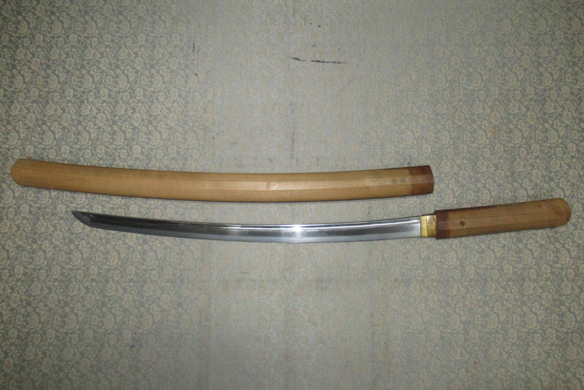 日本刀 白鞘 刃渡り49.3cm 」 日本刀 白鞘 」 刃渡43 在銘国宗 居合刀