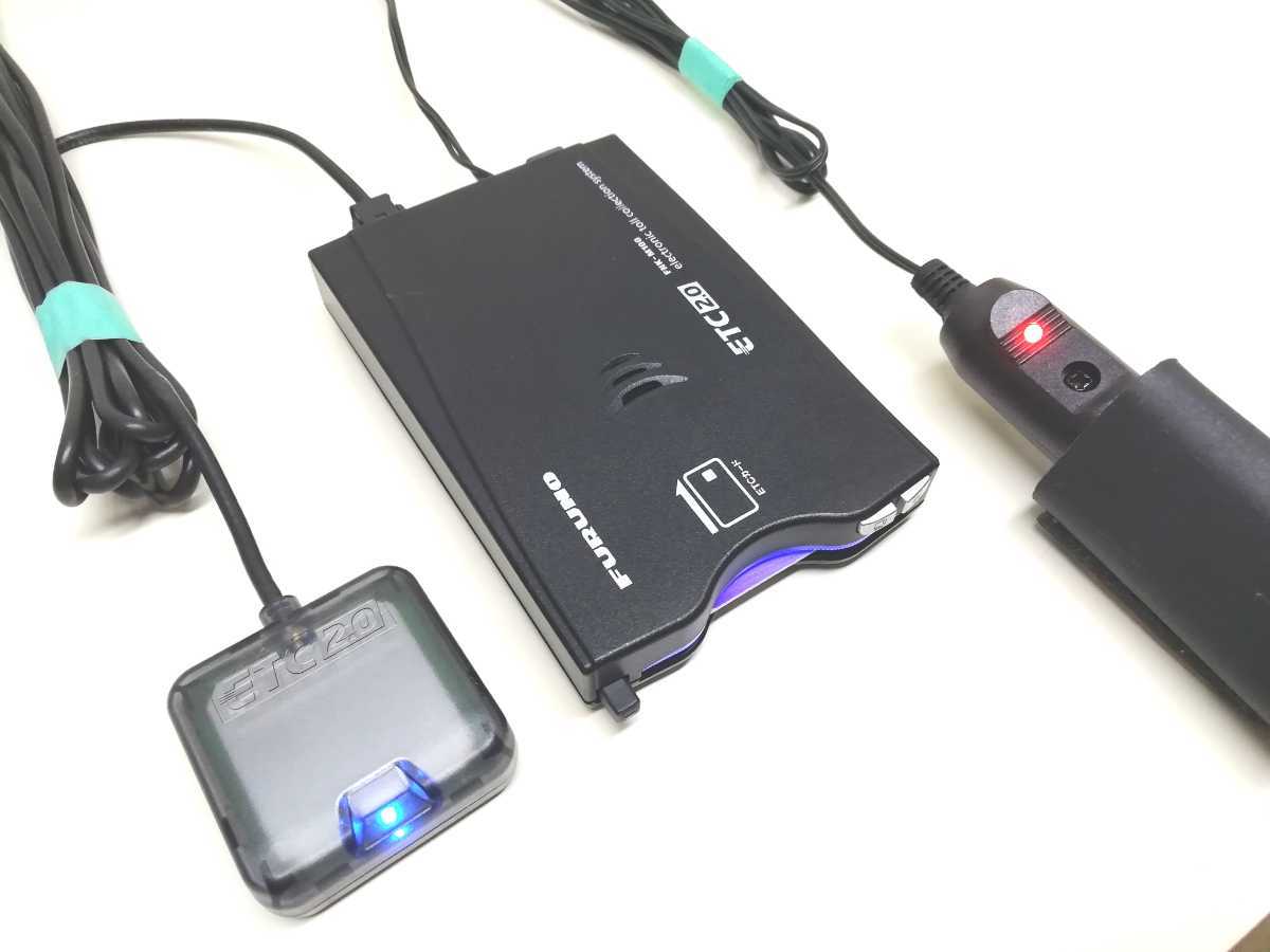 普通車☆FURUNO FNK-M100 新セキュリティ対応 ETC2.0 ETC車載器　シガーソケット 