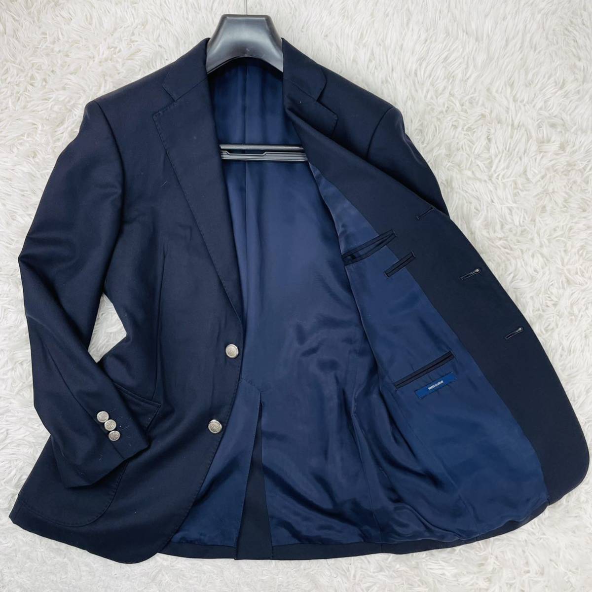 未使用級 LARDINI デニム アンコンジャケット ブートニエール XXS 美品